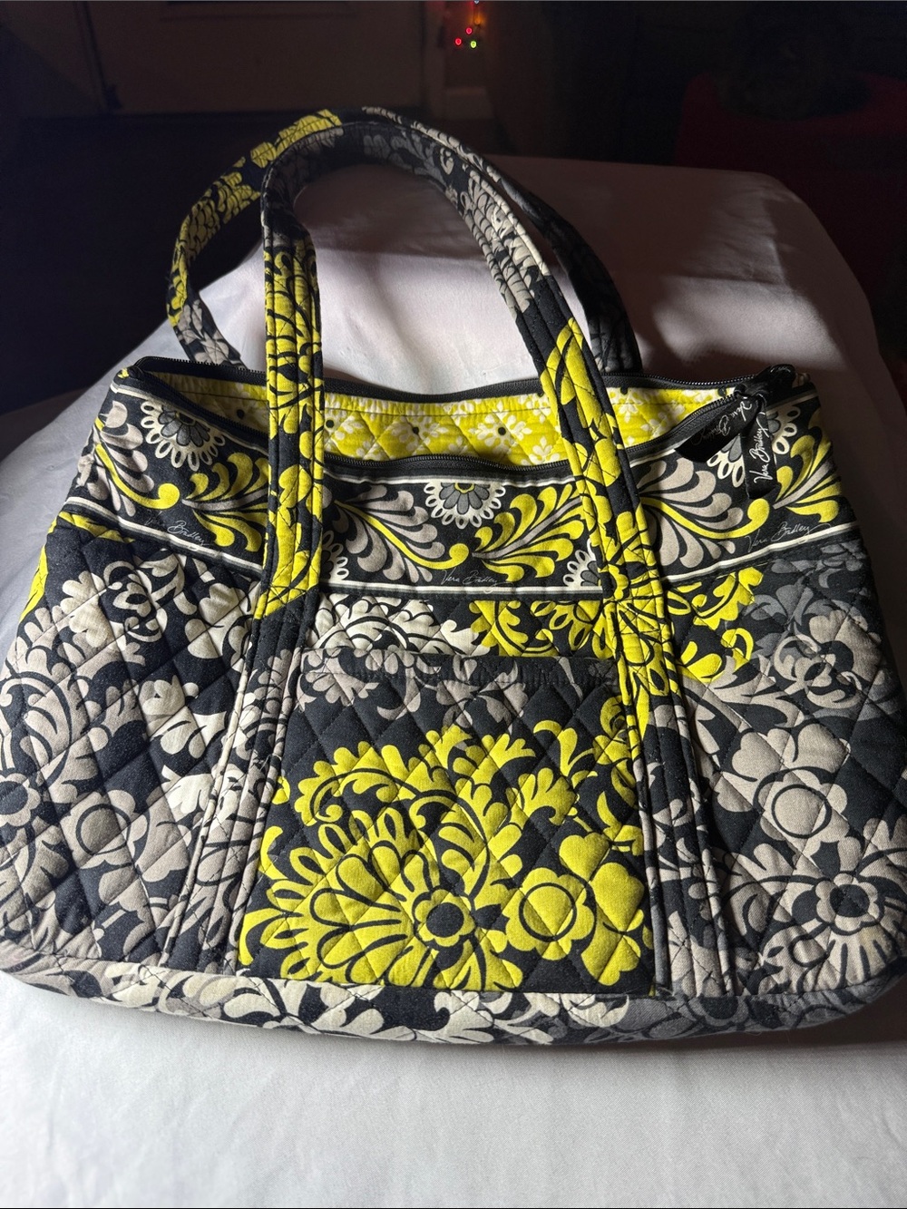 Vera Bradley- retired “Baroque” pattern shoulder bag.